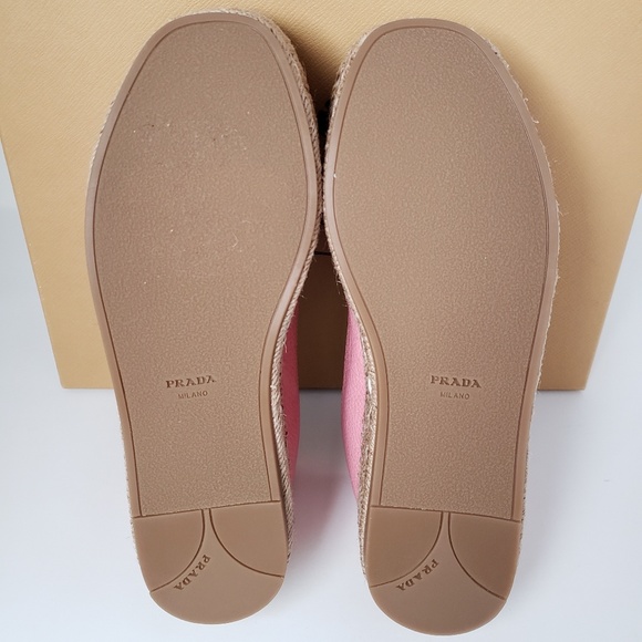 Brand New w/Tag Prada Pink Leather Peep Toe Shoes - Picture 7 of 8